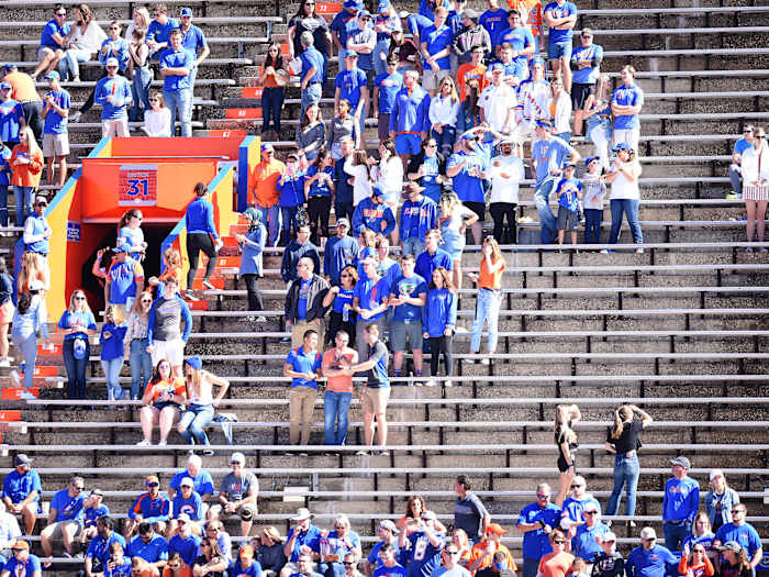 Florida football fan attendance